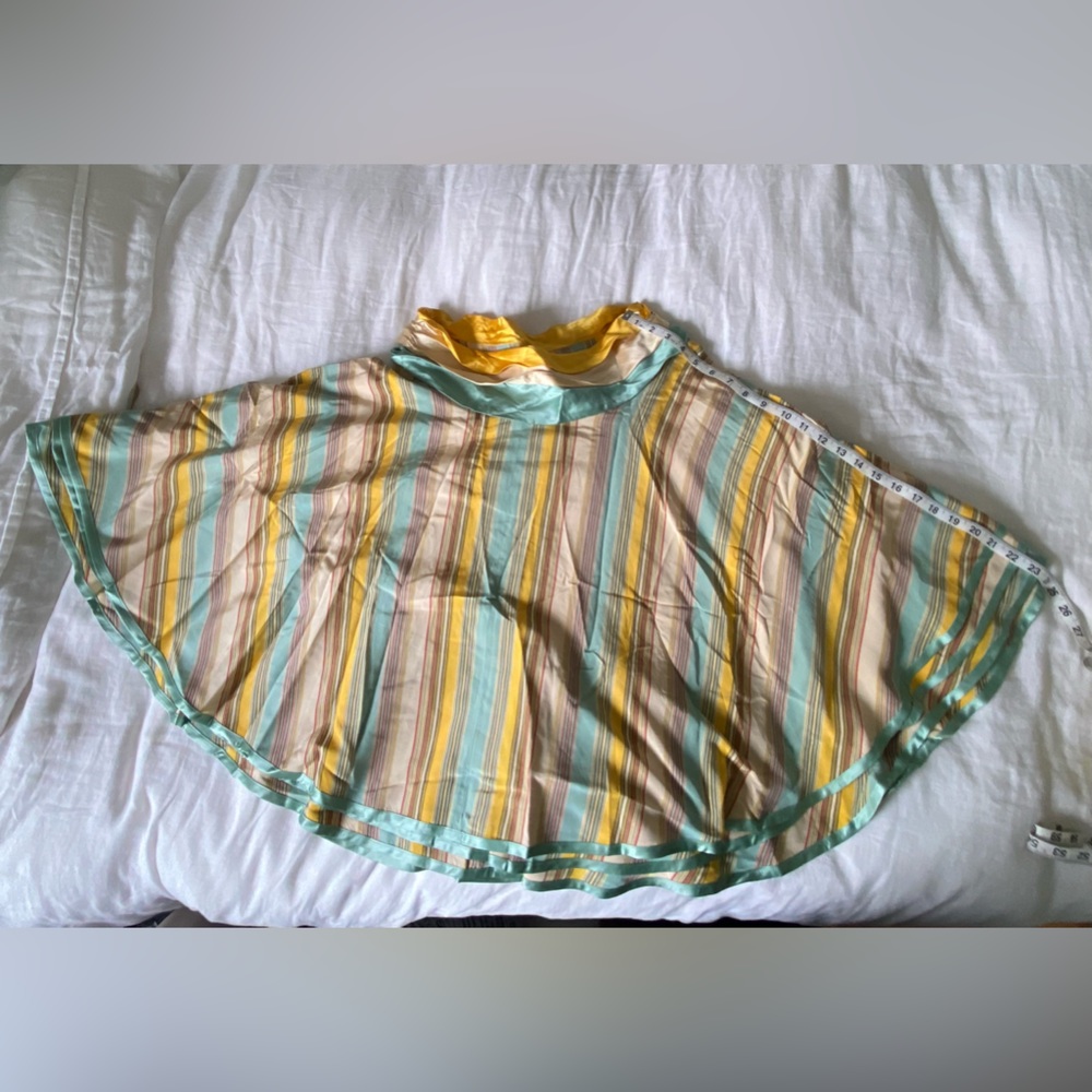 Satin woven circle skirt. Bought at Anthropologie